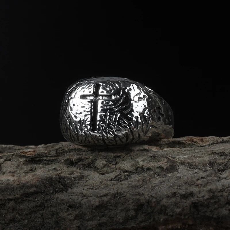 Japanese Brand × Jewelry × Vintage Hip Hop Cross Ring Size ONE SIZE - 1 Thumbnail