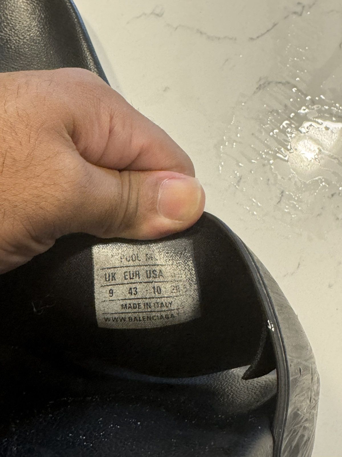 Balenciaga Balenciaga Rubber Flip Fliops Size US 10 / EU 43 - 3 Thumbnail