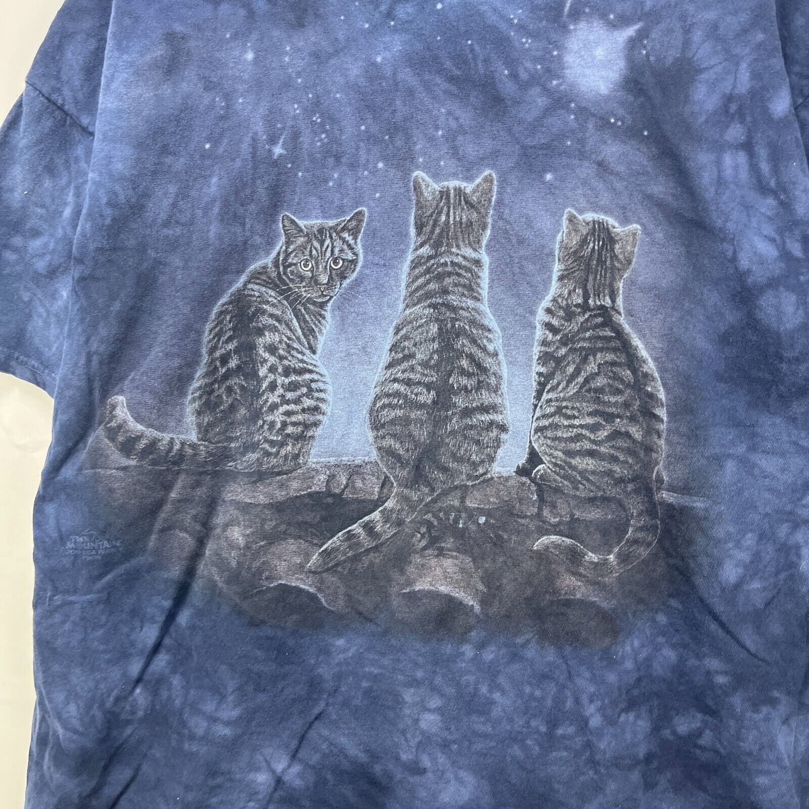 The Mountain × Vintage Vintage The Mountain Cat Animal Nature T-shirt 2XL Size US XXL / EU 58 / 5 - 2 Thumbnail