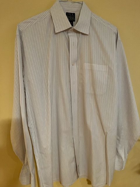 Jos. A. Bank Dress Shirt Signature Collection 16x36 100% Cotton | Grailed