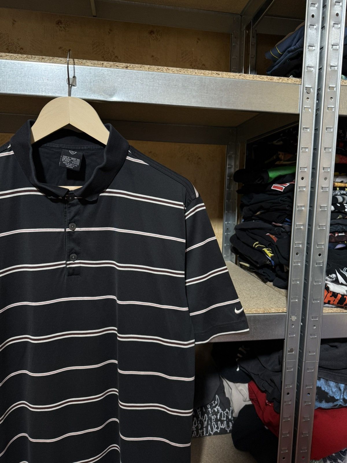 Nike × Vintage Vintage 90’s Nike Golf Polo Retro T-Shirt Y2K Hype Size US XL / EU 56 / 4 - 3 Thumbnail