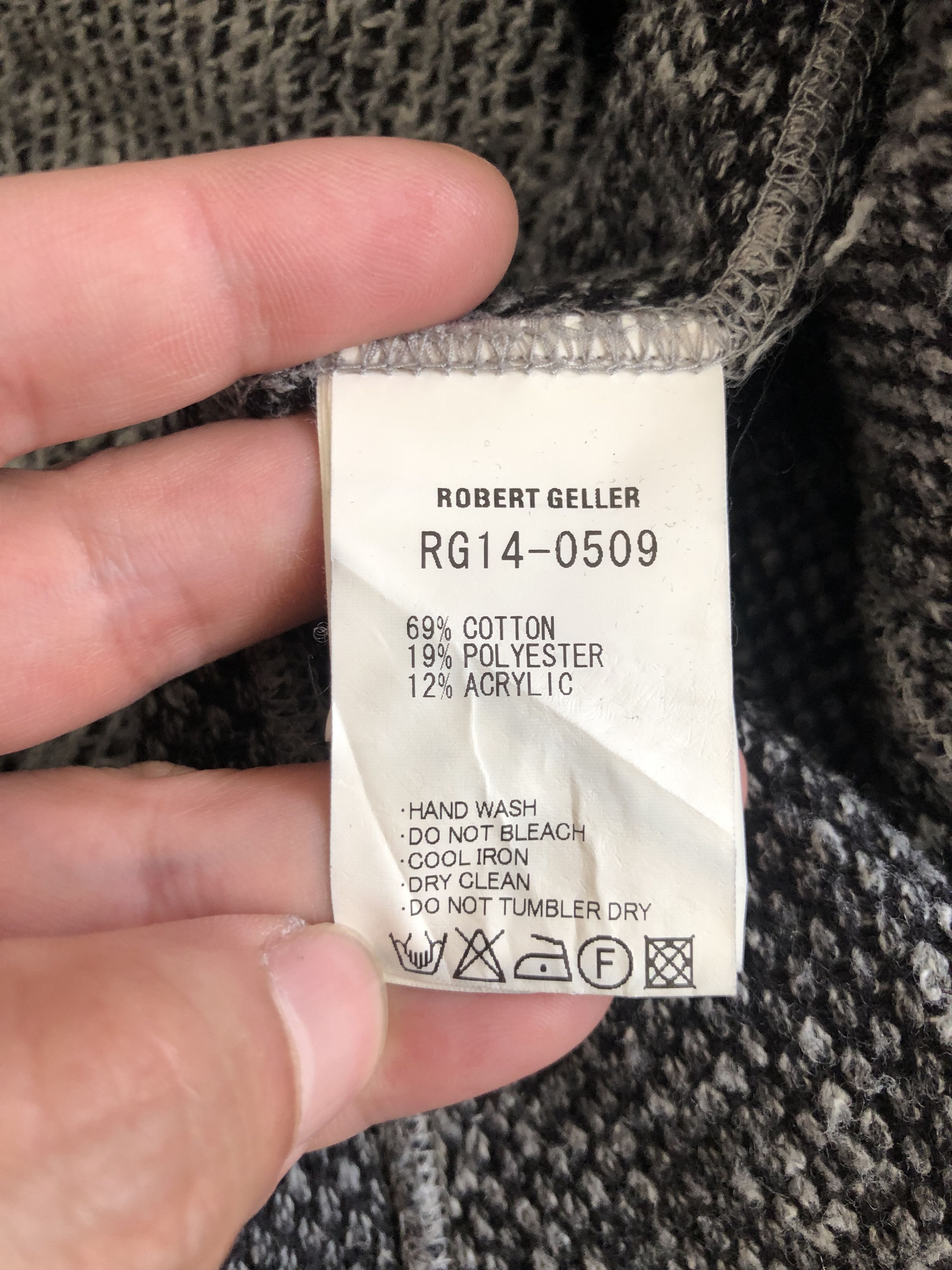 Robert Geller KNIT CARDIGAN BLAZER COAT Size US L / EU 52-54 / 3 - 5 Thumbnail