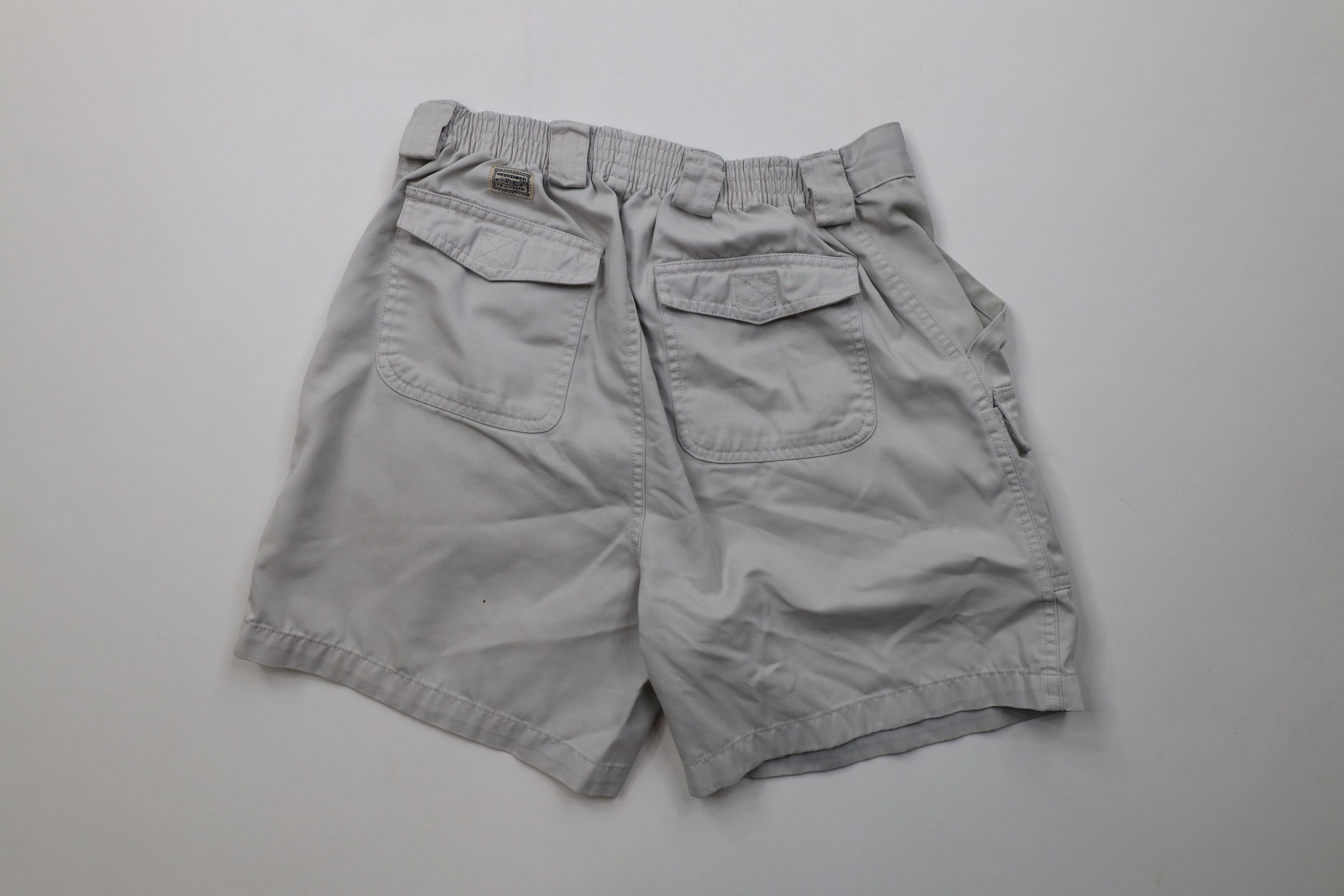 Vintage Vintage 90s Streetwear Above Knee Trekking Cargo Shorts Gray Size US 32 / EU 48 - 8 Thumbnail