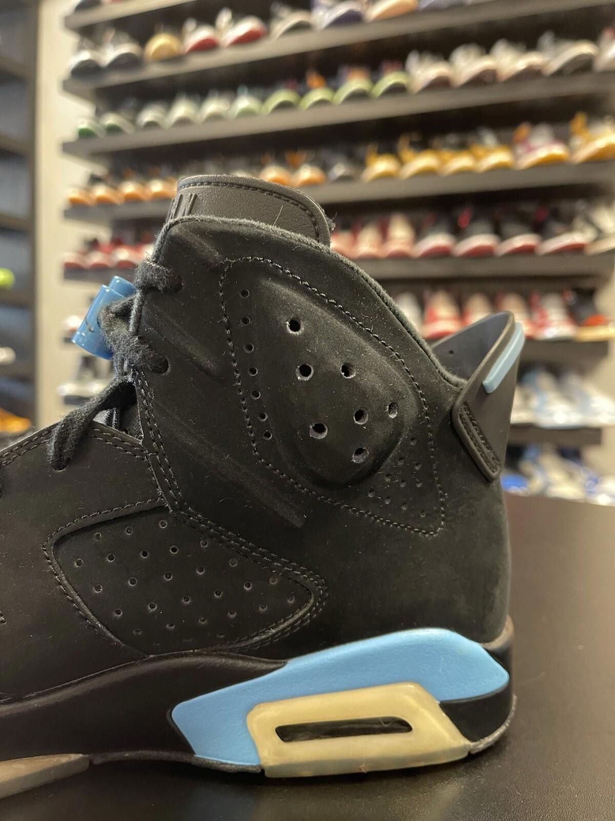 Jordan Brand Size 8.5 - Nike Air Jordan 6 Retro UNC Black Blue 384664-006 Size US 8.5 / EU 41-42 - 6 Thumbnail