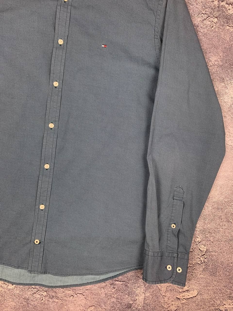Tommy Hilfiger Share Tommy Hilfiger Men’s Shirt XXL Green Button Down Size US XXL / EU 58 / 5 - 5 Thumbnail