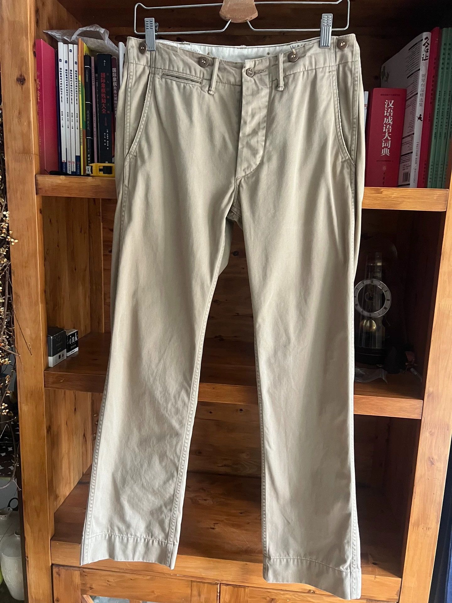RRL Ralph Lauren RRL Double RL Vintage Khaki BDU Pants 28x30 Size US 30 / EU 46 - 2 Thumbnail