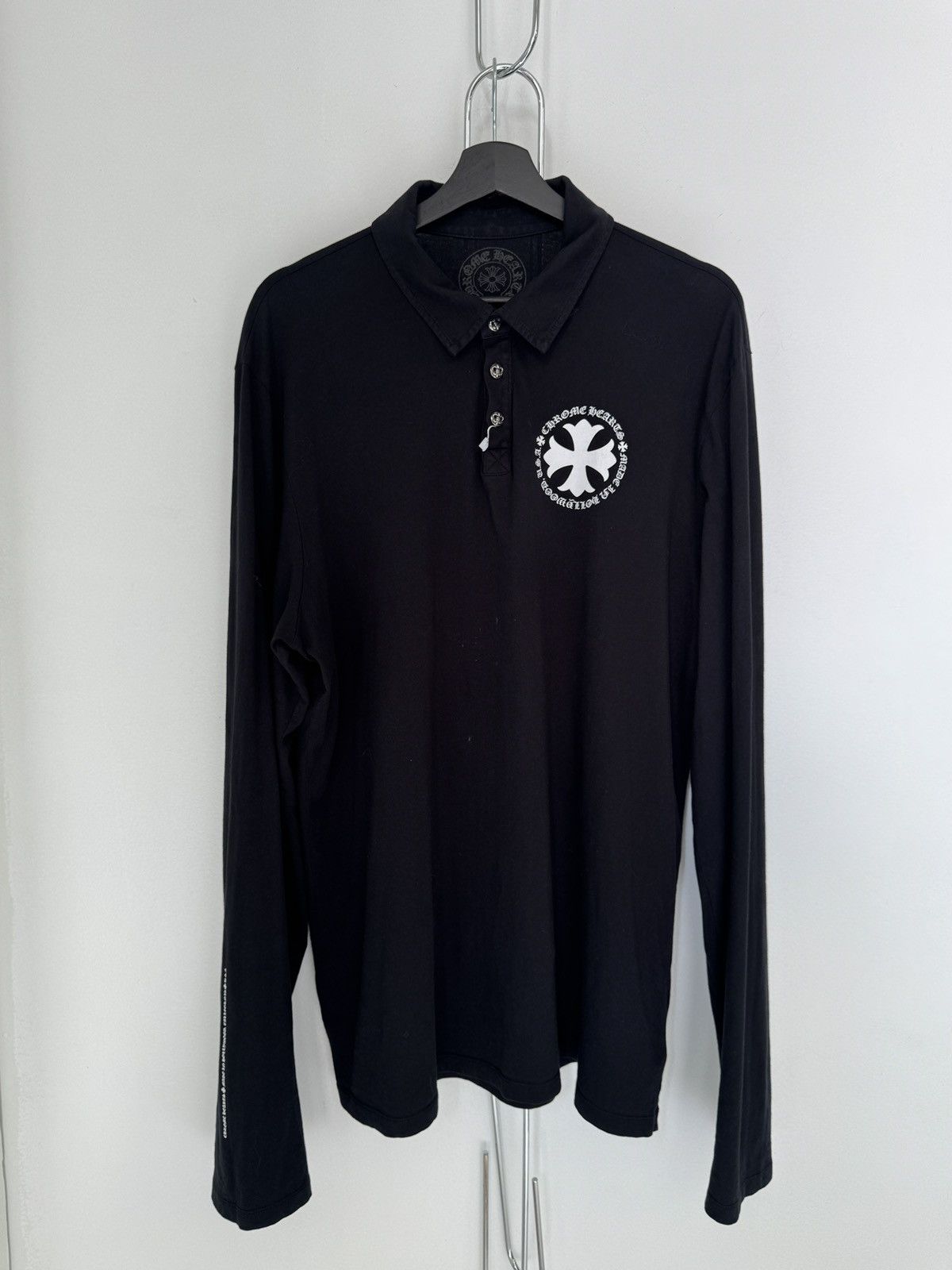 Chrome Hearts Chrome Hearts Fleur Button Shirt | Grailed