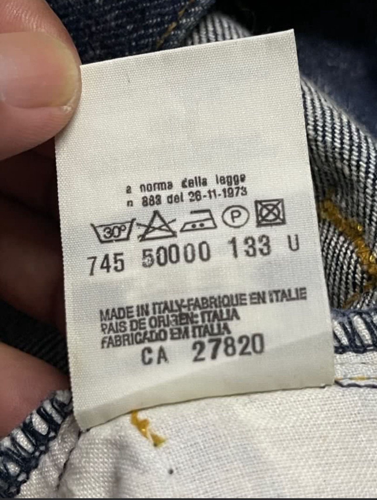 Helmut Lang Vintage 1997 Helmut Lang Size US 29 - 5 Thumbnail