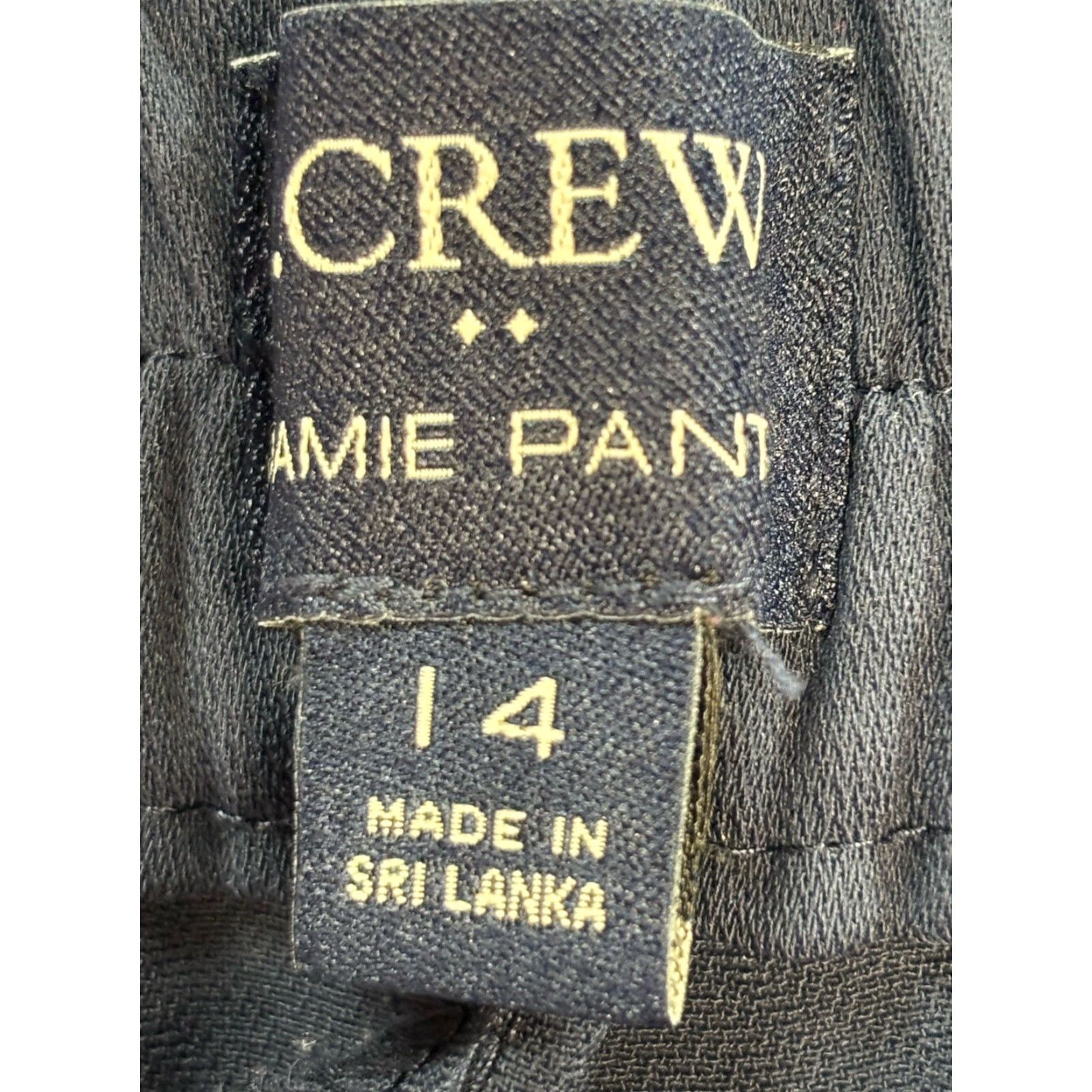 J.Crew J. Crew Jamie Pants Sz 14 Women’s Navy Career Ankle Length Pull On Comfort Size 36" / US 14 / IT 50 - 5 Thumbnail