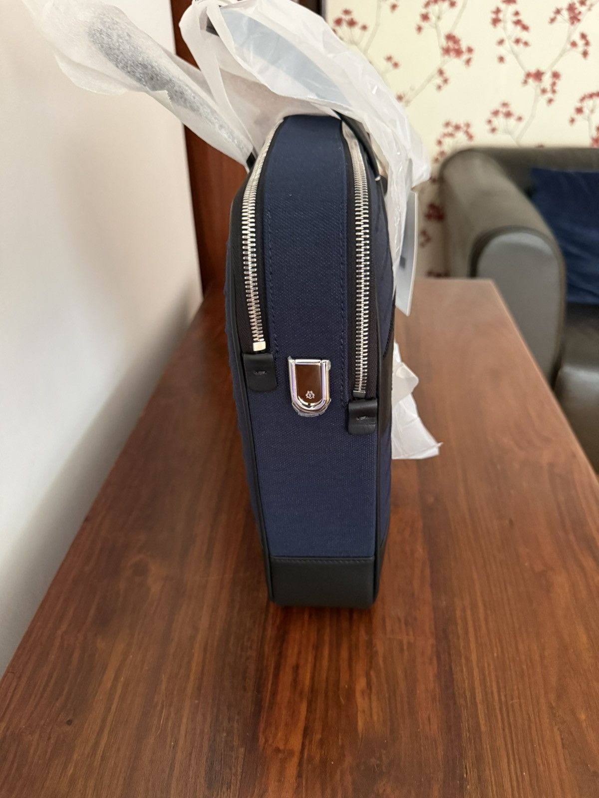 Rimowa Neverstill Briefcase in Blue, Men's — image 4 of 6