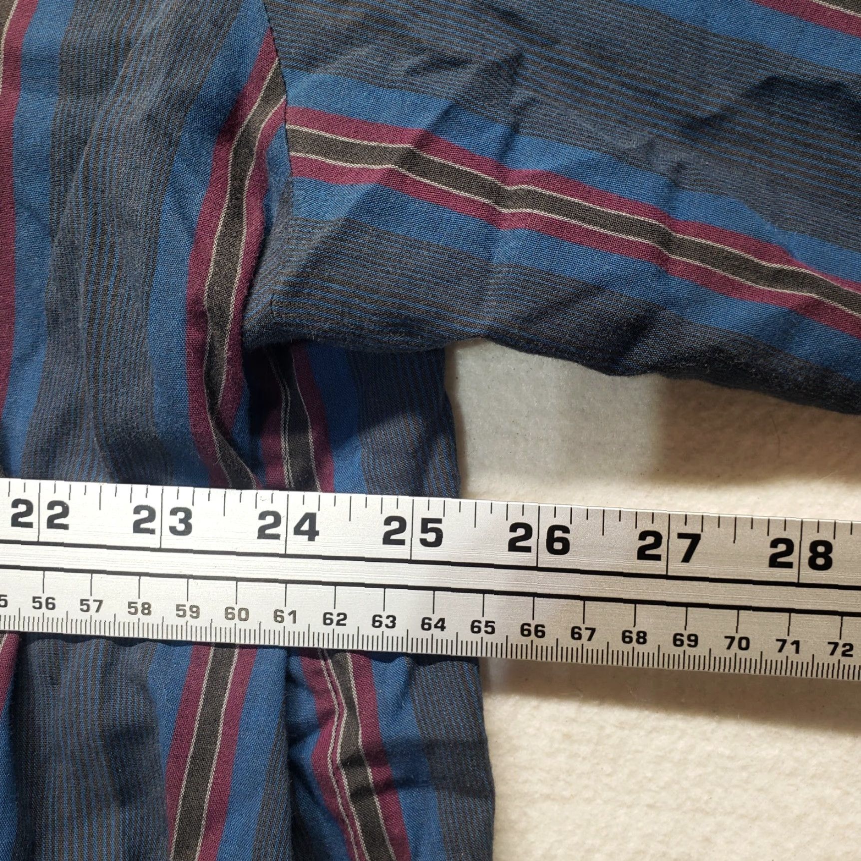 Vintage VINTAGE Plainsman Shirt Black 2X Men Striped Western Pearl Snap Knit Polyester 18-18.5 Easy Care Pockets Size US XXL / EU 58 / 5 - 6 Thumbnail