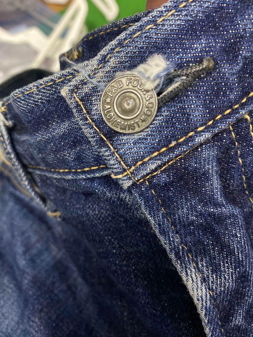 Japanese Brand 💥BOOTCUT💥VINTAGE SKULLS JEANS BY ANALCHEMIST DENIM Size US 30 / EU 46 - 7 Thumbnail