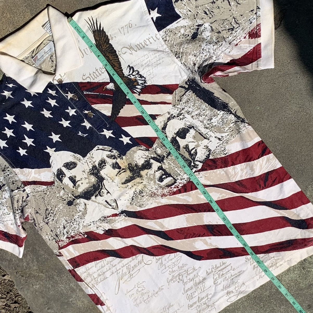 Vintage American summer polo’s american flag AOP Size US L / EU 52-54 / 3 - 12 Thumbnail