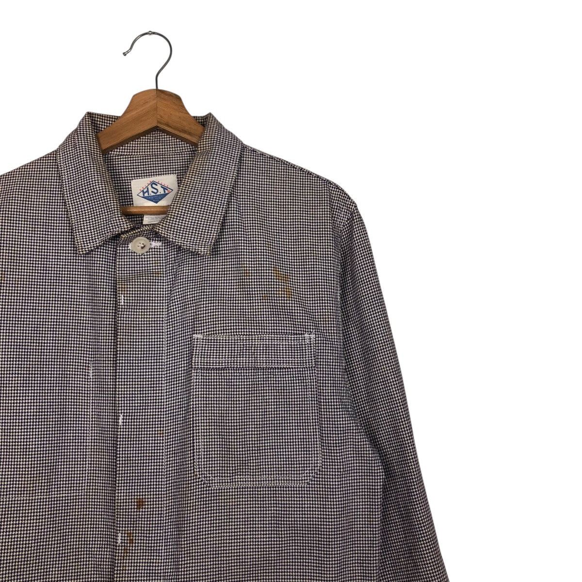 Vintage Vintage H.S.T. Equipment Uniform Houndstooth Coat Size US M / EU 48-50 / 2 - 7 Thumbnail