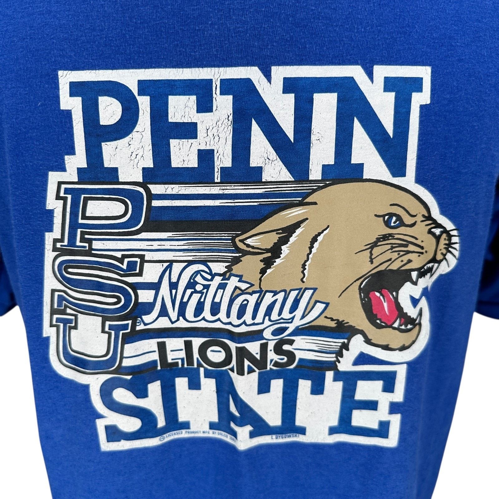 Other VTG Penn State Nittany Lions T-Shirt Men Large 1983 USA Blue Size US L / EU 52-54 / 3 - 2 Thumbnail