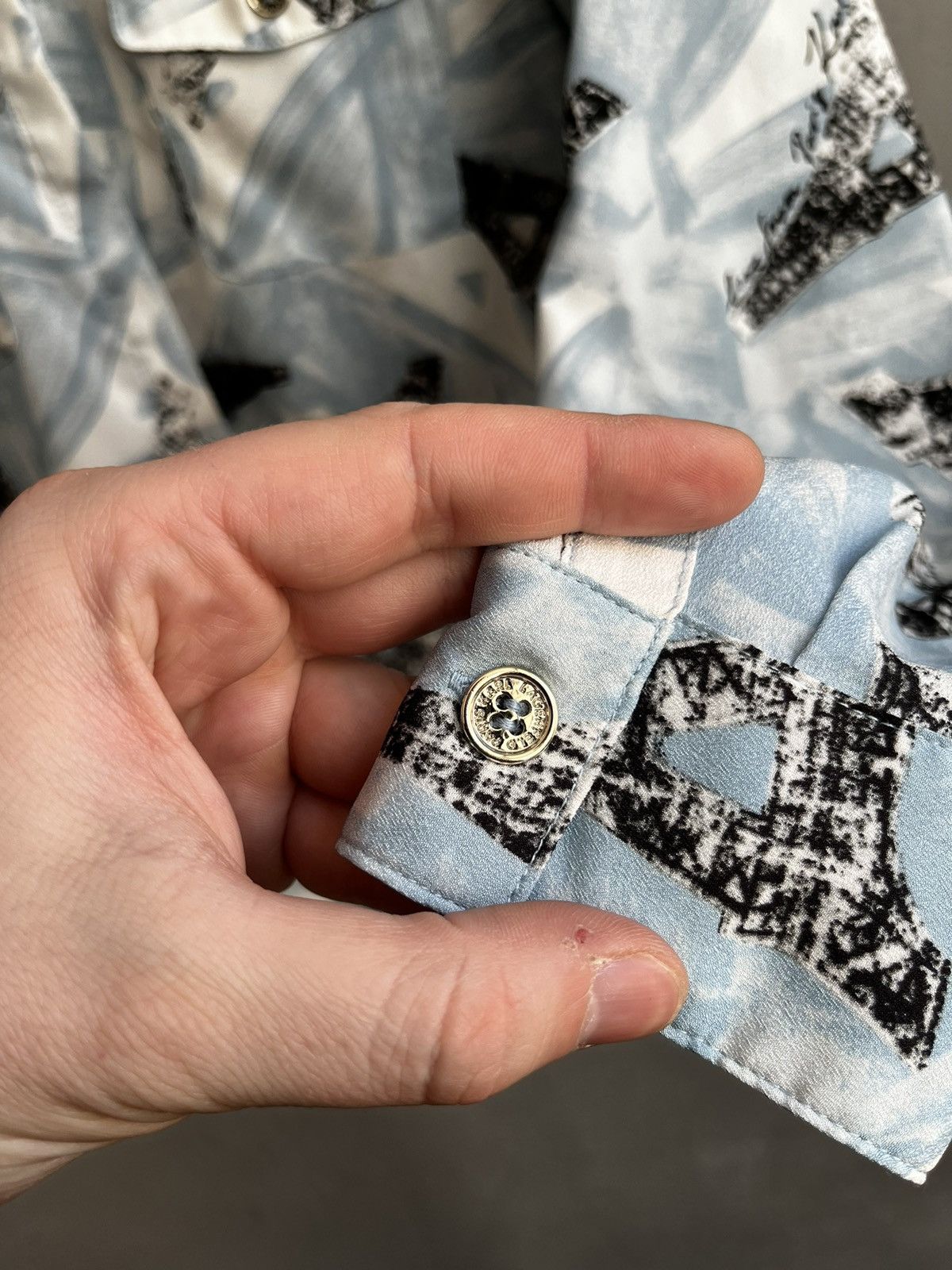 Designer × Karl Lagerfeld Karl Lagerfeld Paris France Eiffel Tower Print button shirt Size US S / EU 44-46 / 1 - 7 Thumbnail