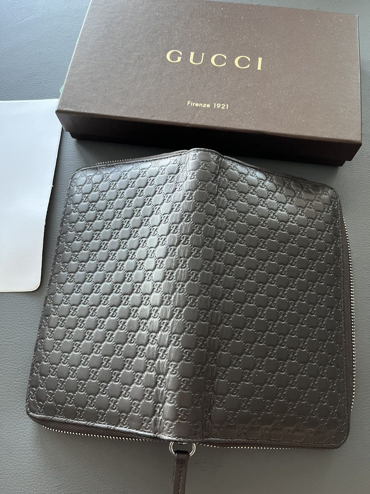 Gucci $2k Gucci GG Monogram Wallet Long Zip Brand New Size ONE SIZE - 1 Thumbnail