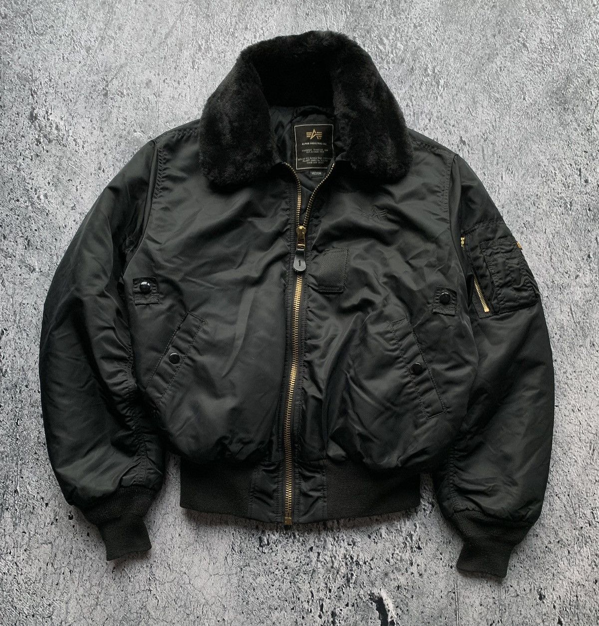 Alpha Industries ALPHA INDUSTRIES B-15 MEN’S FLY JACKET BOMBER | Grailed