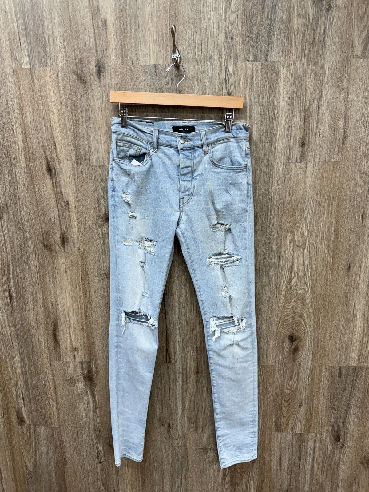Amiri Amiri Thrasher Denim Jeans Size US 31 - 1 Thumbnail