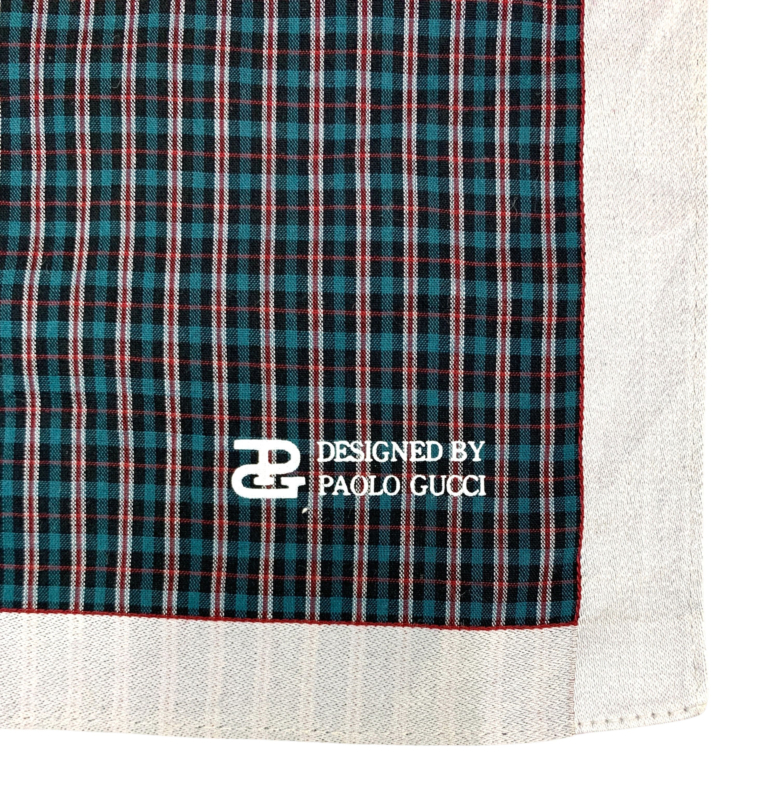 Paolo Gucci × Vintage Vintage Paolo Gucci Neckerchief/ Handkerchief - HKA908 Size ONE SIZE - 6 Thumbnail