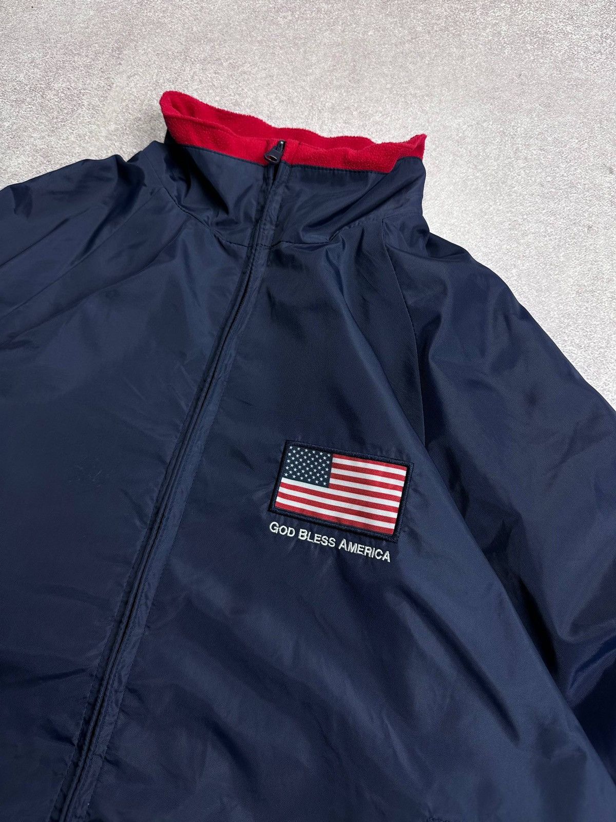 Vintage Vintage USA Eagle Reversible Bomber Jacket XL Size US XL / EU 56 / 4 - 5 Thumbnail