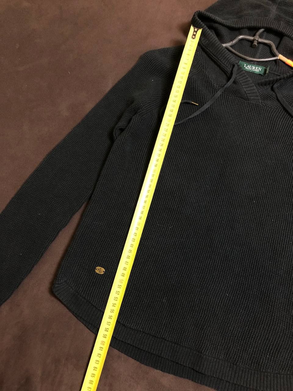 Polo Ralph Lauren Lauren Ralph Lauren Hoodie Womens Black Cropped Pullover Size S / US 4 / IT 40 - 9 Thumbnail
