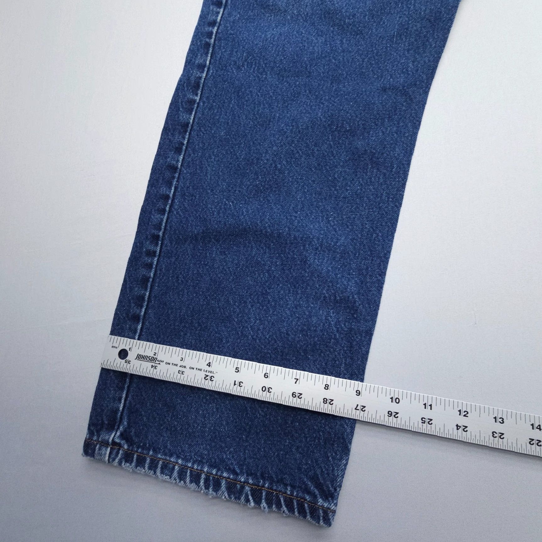 Levi's VINTAGE Levi's 505 Straight Jeans Mens 40 x 30 Dark Wash Y2K 2000s Denim Cotton Regular Jeans Mens Size US 40 / EU 56 - 5 Thumbnail