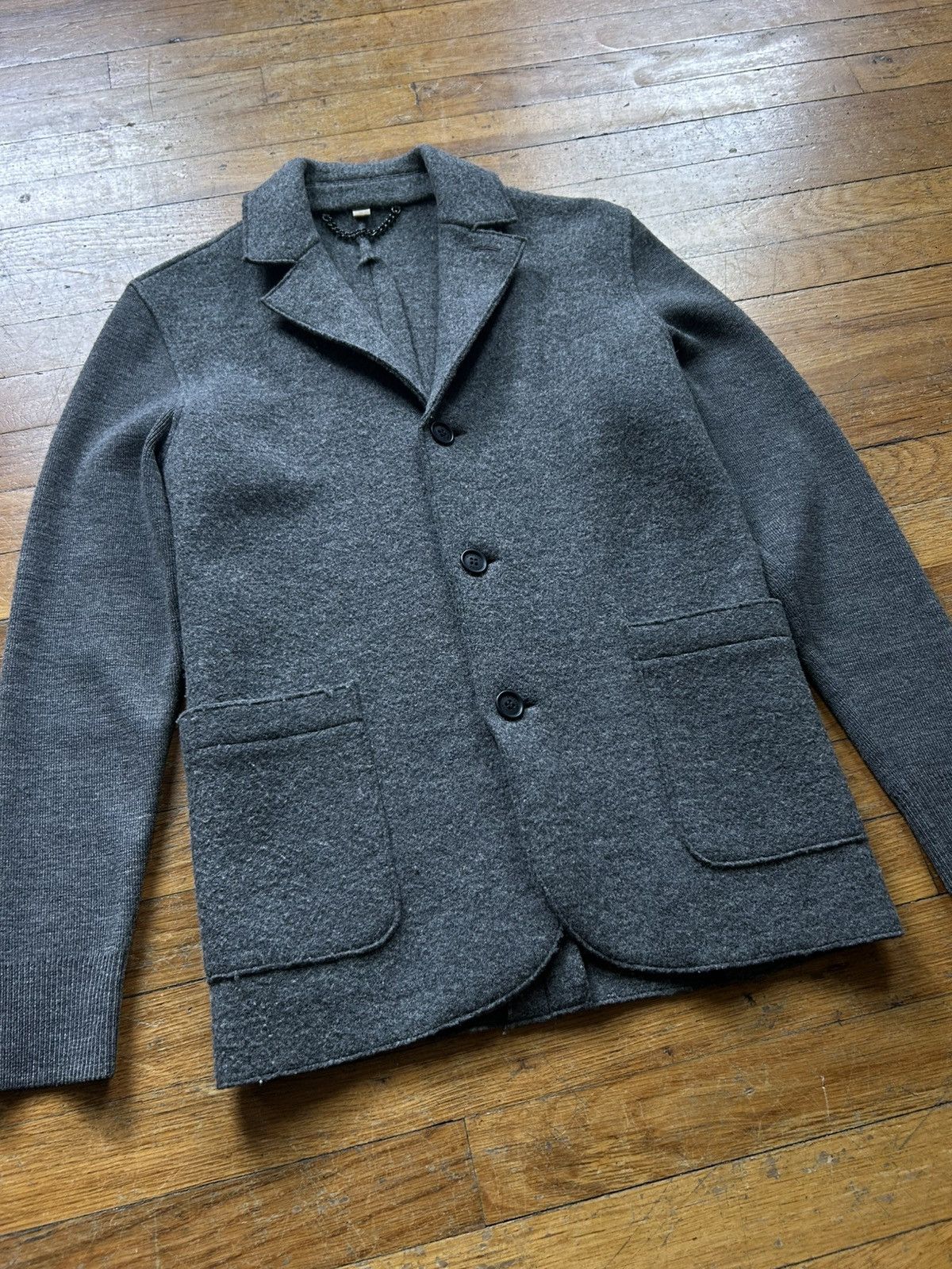 Burberry Burberry Knit Blazer Size US S / EU 44-46 / 1 - 3 Thumbnail
