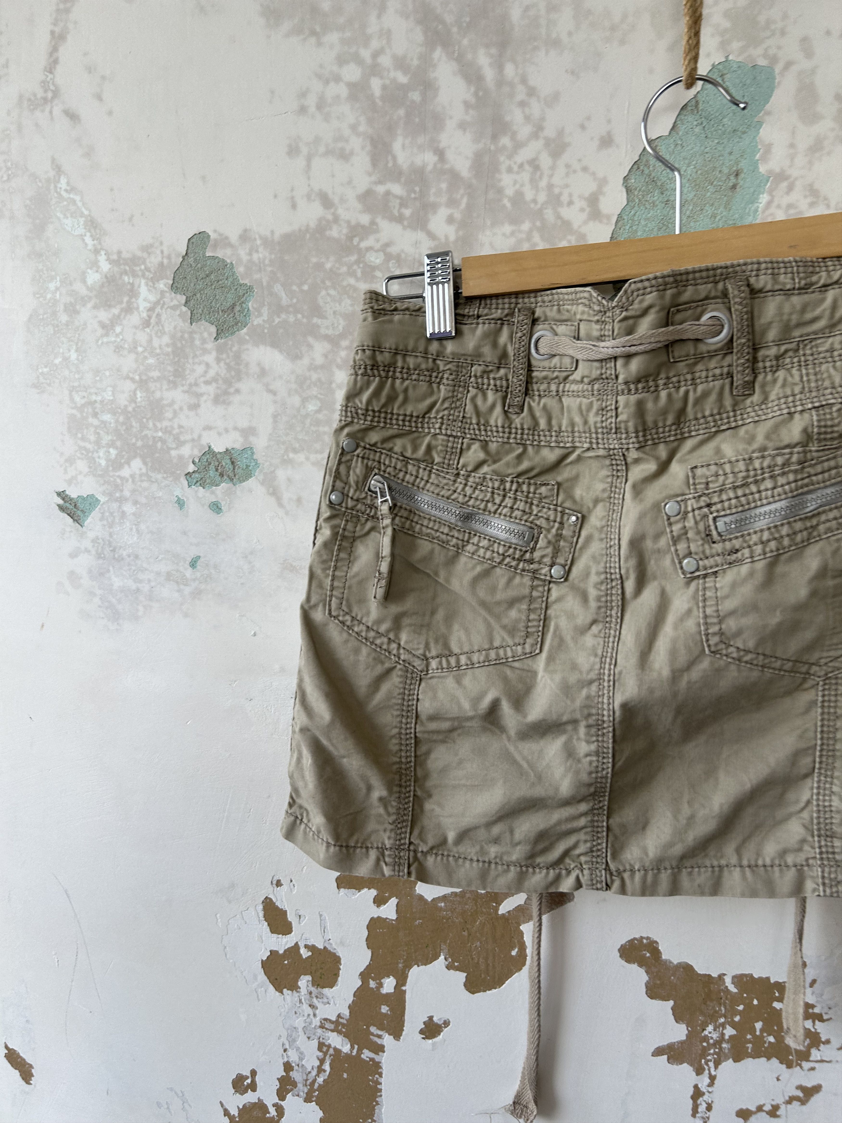Japanese Brand Skirt avat-garde rae camo military Size 26" / US 2 / IT 38 - 6 Thumbnail