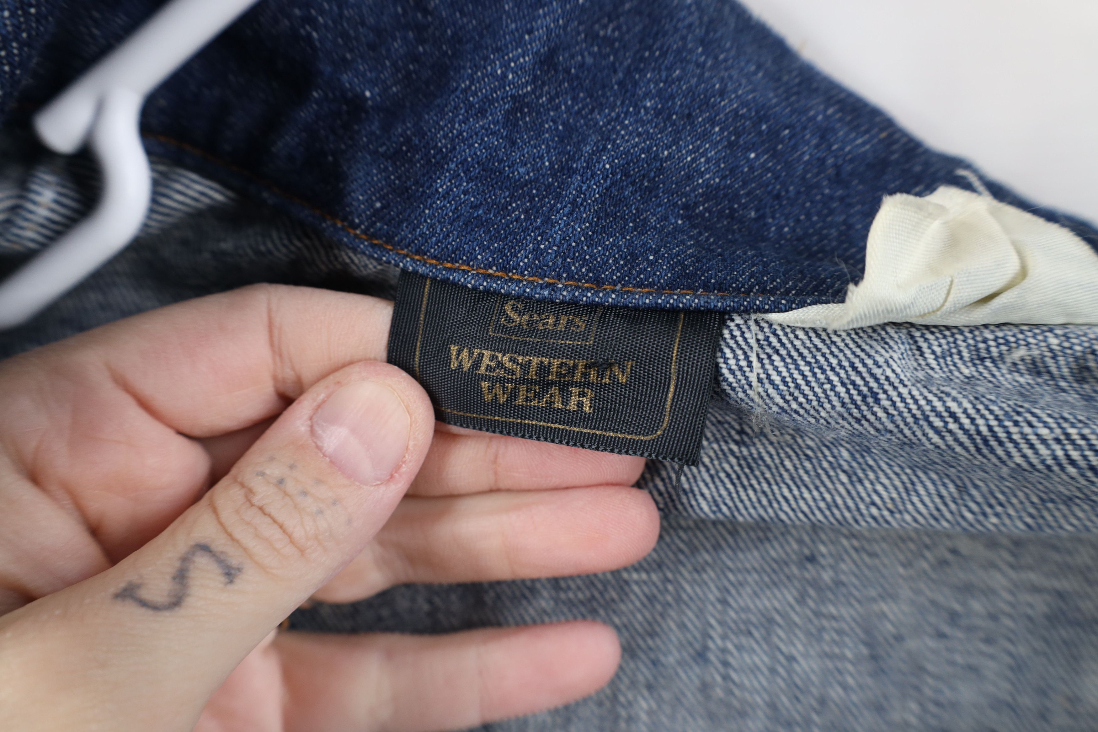 Vintage Vintage 60s Streetwear Denim Jean Trucker Jacket Indigo USA Size US XXL / EU 58 / 5 - 10 Thumbnail