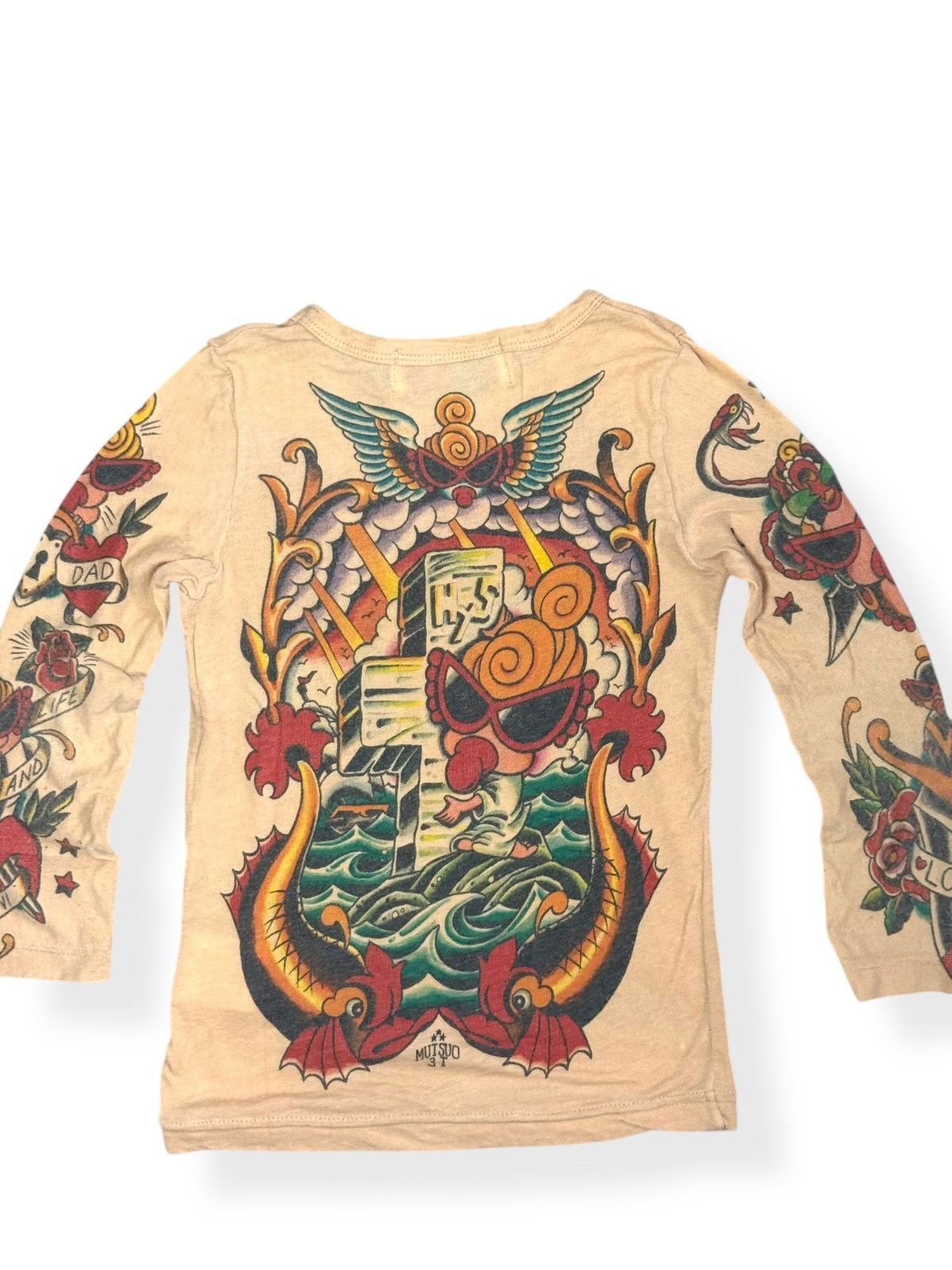Hysteric Glamour 90s Vintage Hysteric Glamour Tattoo Long Sleeve Size ONE SIZE - 5 Thumbnail