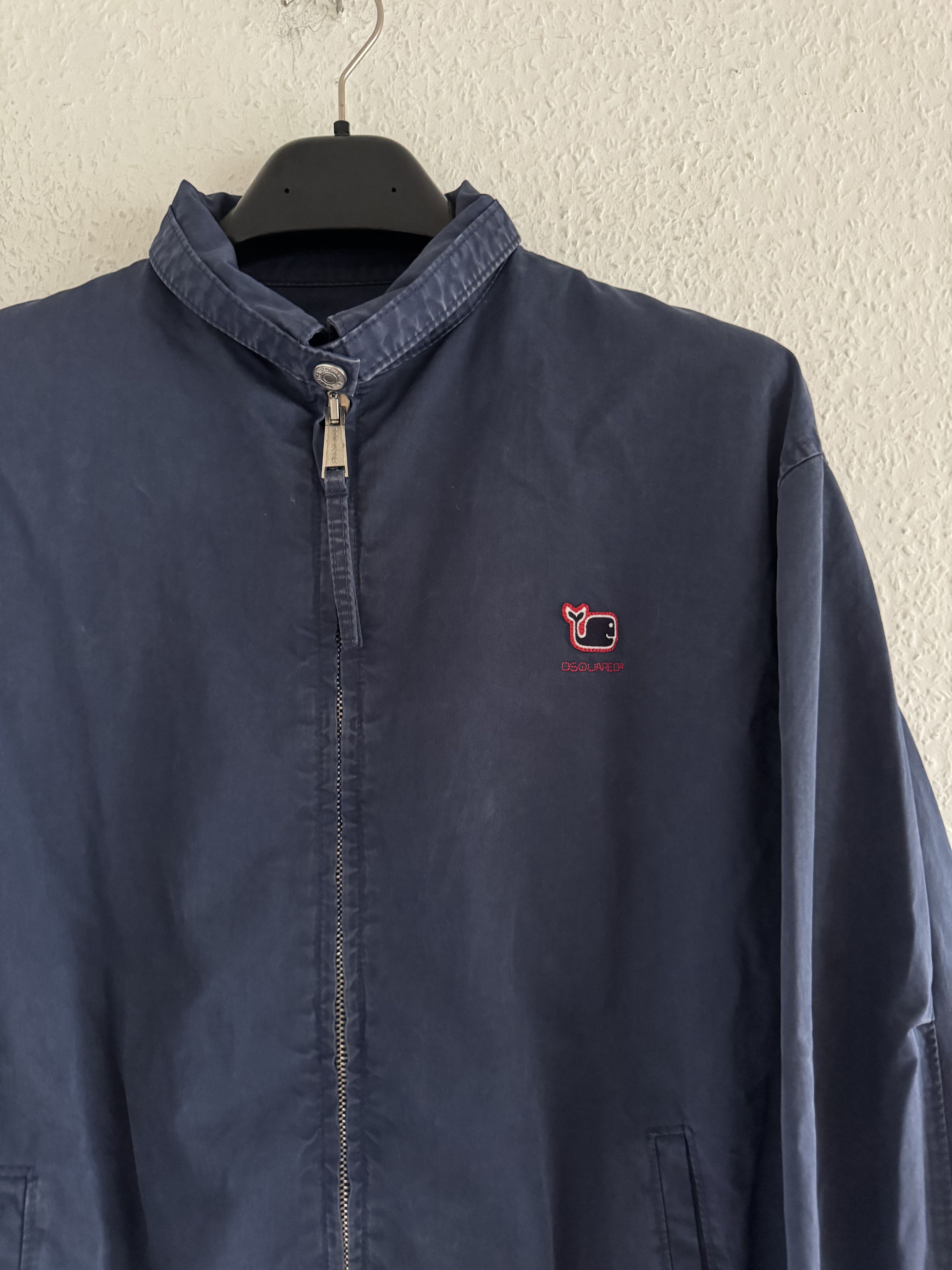 Dsquared2 SS07 Vintage Faded Zip Jacket Whale Patch Size US L / EU 52-54 / 3 - 11 Thumbnail