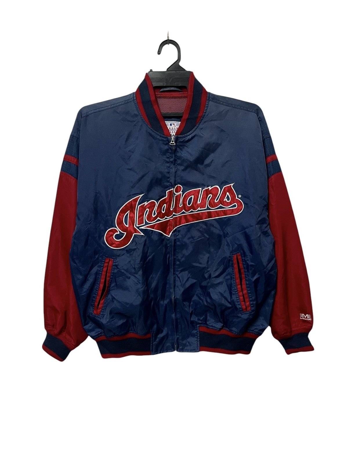 MLB × Vintage 🔥Vtg Cleveland Indians Light Jacket Size US L / EU 52-54 / 3 - 2 Thumbnail