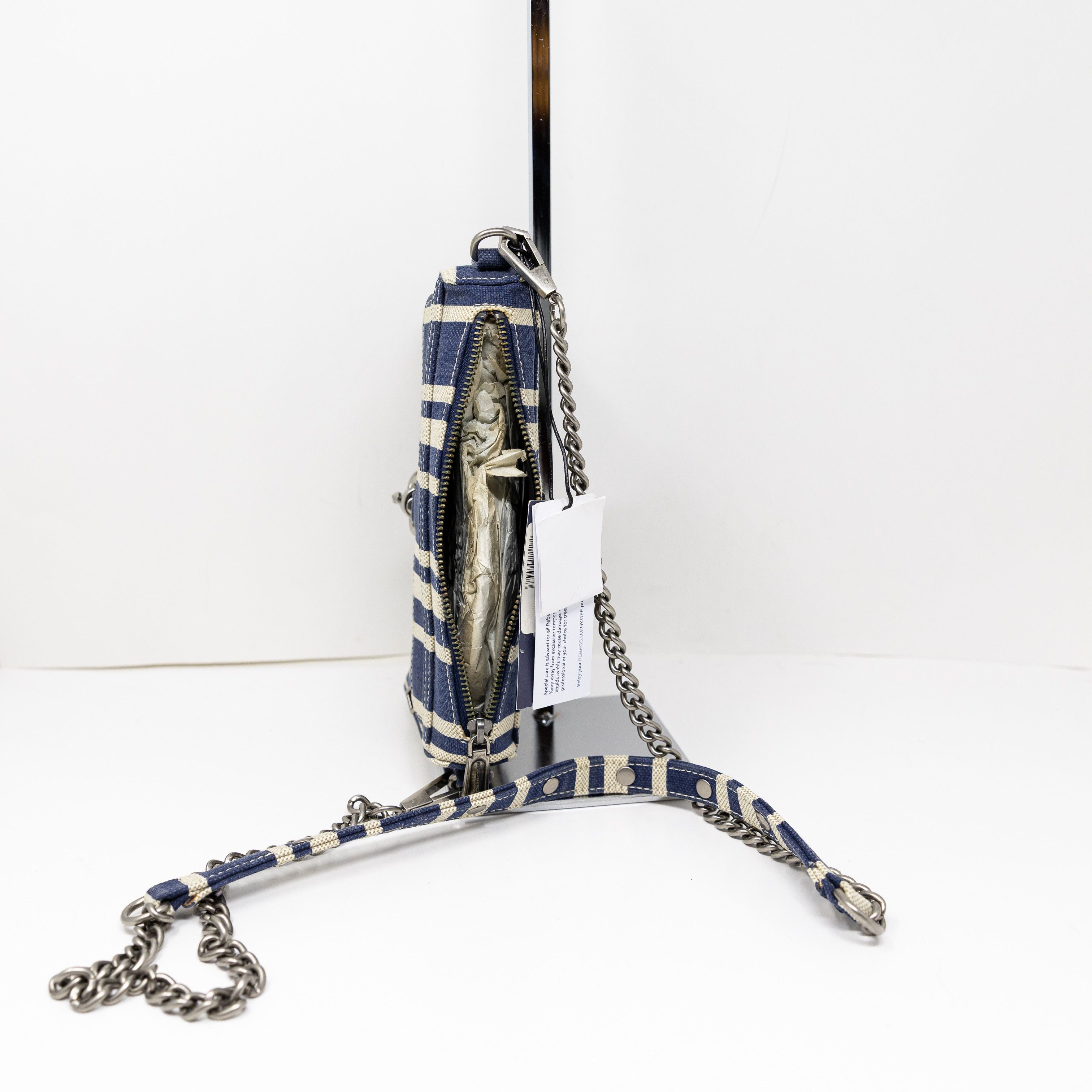 Rebecca Minkoff NEW Rebecca Minkoff Mini MAC Navy Blue Size ONE SIZE - 6 Thumbnail