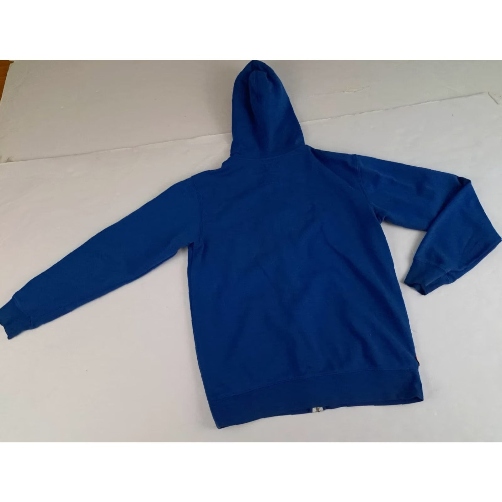 Vans VINTAGE Vans Zip-up Small Hooded Sweatshirt BLUE Hoodie Jacket Unisex Adults S 25in long 21in pit to pit Skateboarding Size US S / EU 44-46 / 1 - 5 Thumbnail