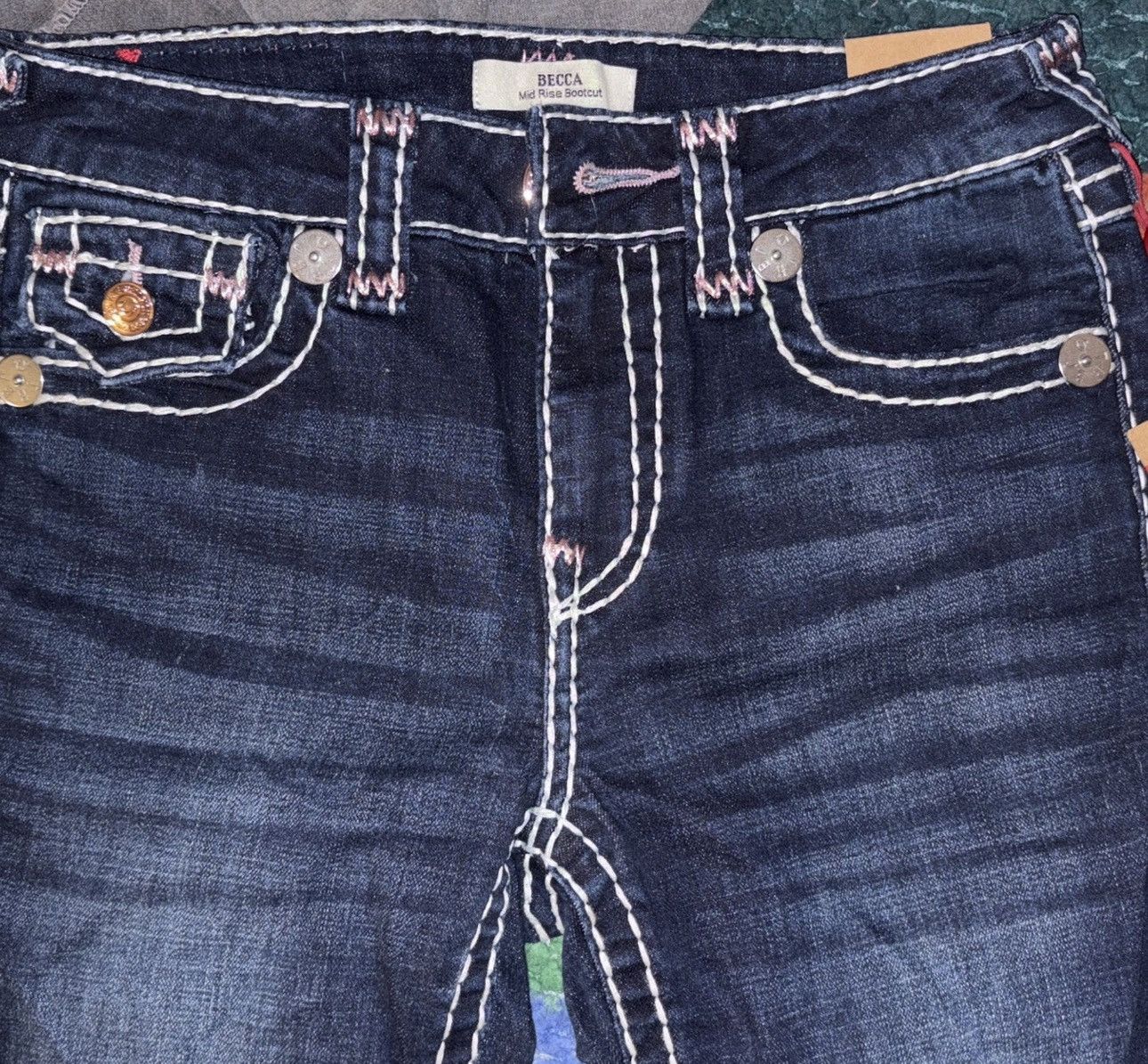 True Religion Becca mid rise bootcut true religion jeans Size 25" / US 0 / IT 36 - 2 Thumbnail