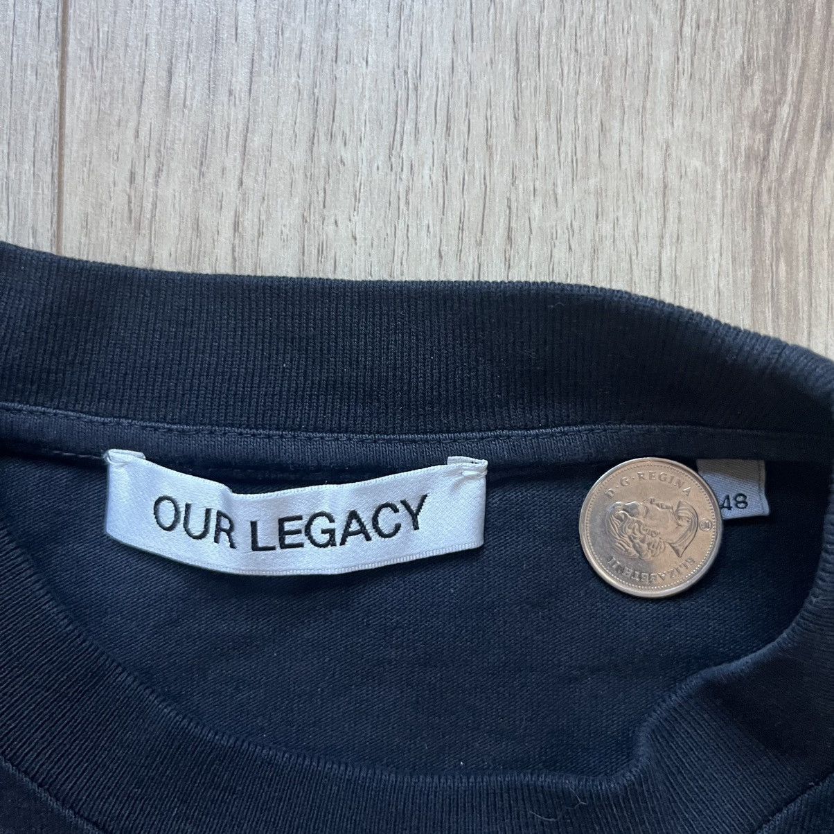 Our Legacy Ronja ‘Snow In April’ Box T-Shirt in Black Size US M / EU 48-50 / 2 - 3 Thumbnail