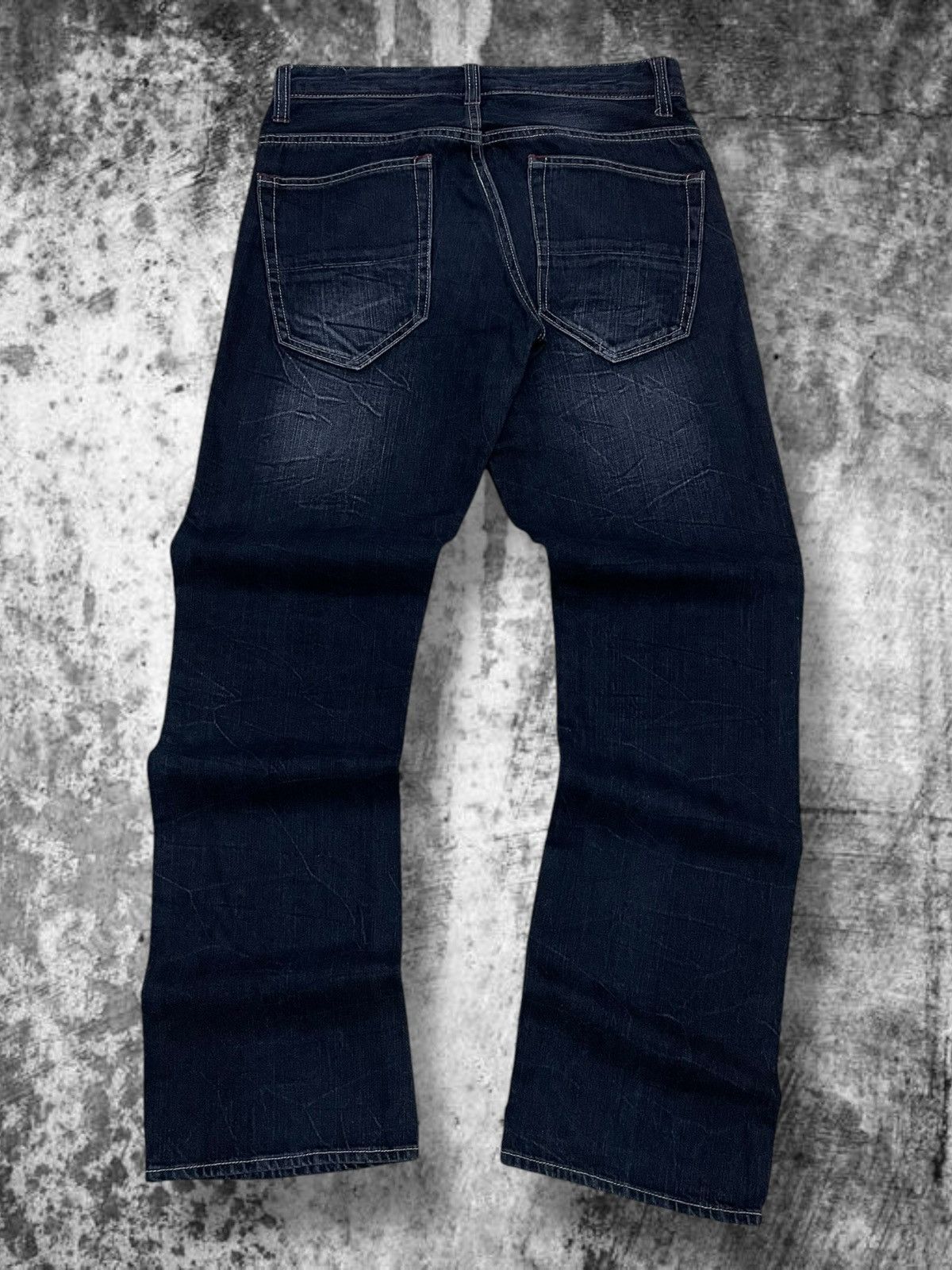 Japanese Brand Vintage 90’s Japan Designer Double Focus ‘Poetry’ Denim Size US 29 - 7 Thumbnail