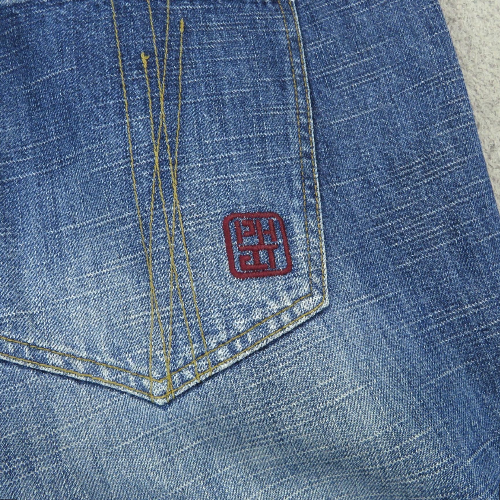 Phat Farm VINTAGE Phat Farm Baggy Jeans Men 40 Y2K Skater Grunge 10" Leg Opening Wide-Leg 5-Pocket Denim Jeans Blue Regular 40 Mens Size US 40 / EU 56 - 6 Thumbnail