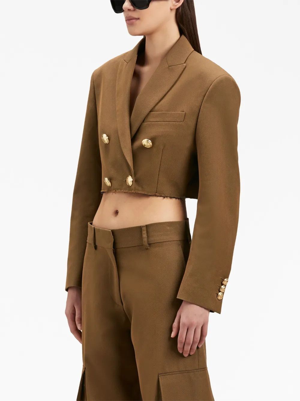 Palm Angels o1y1125 Blazer in Brown Size S / US 4 / IT 40 - 4 Thumbnail