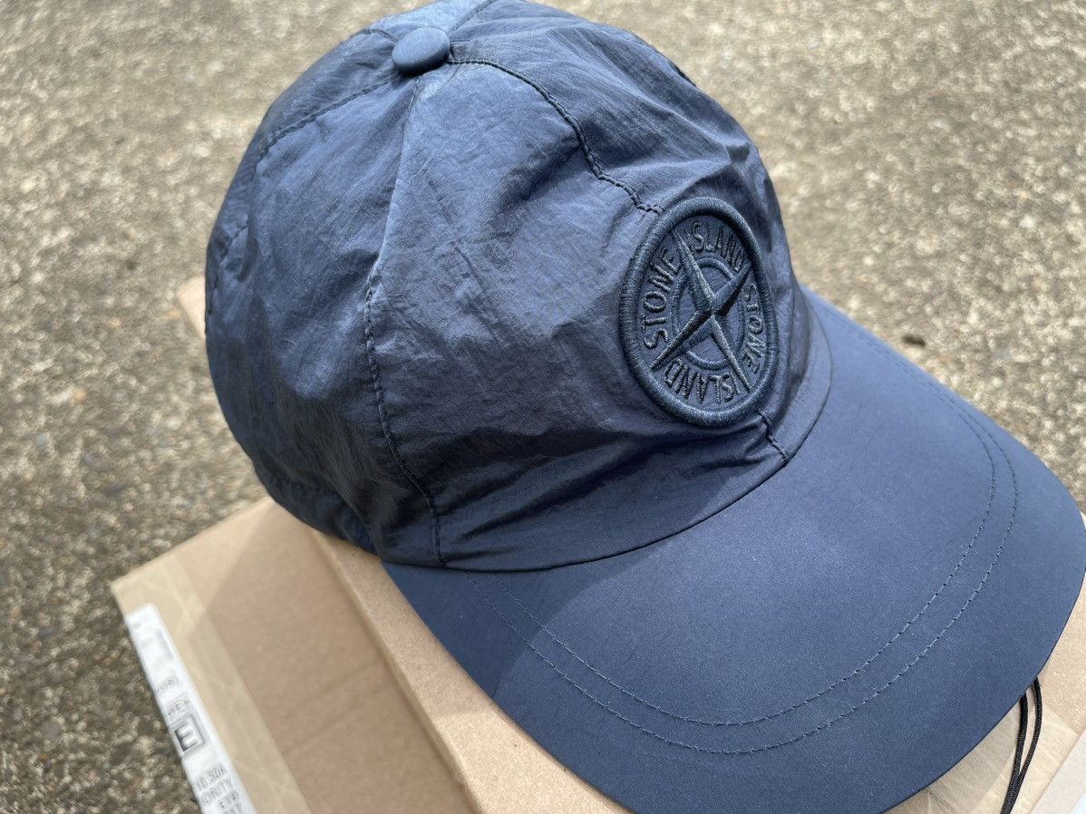 Blue stone island hat online