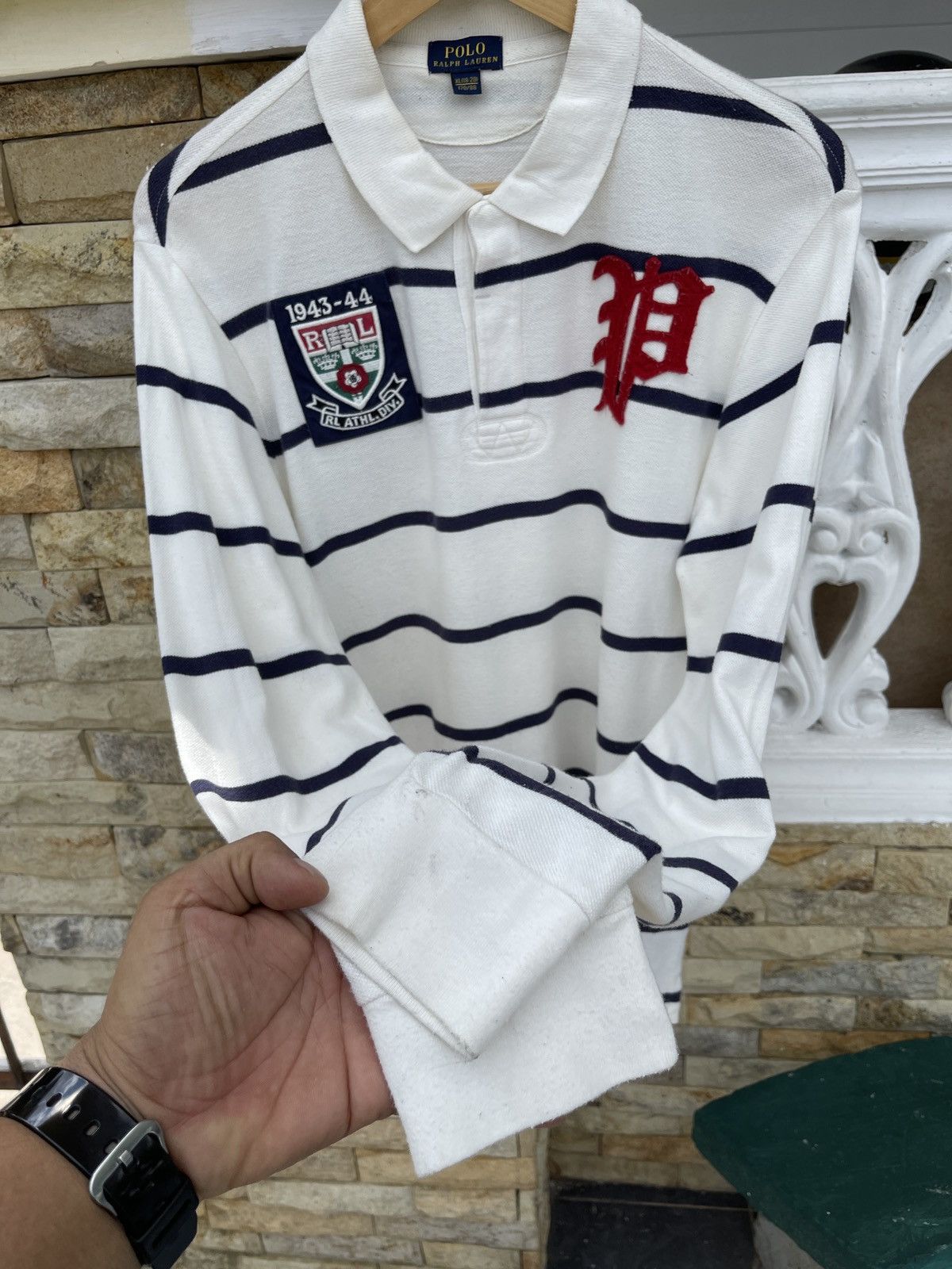 Polo Ralph Lauren Rare🔥 POLO RALPH LAUREN Long Sleeve T Shirt Size US M / EU 48-50 / 2 - 12 Thumbnail