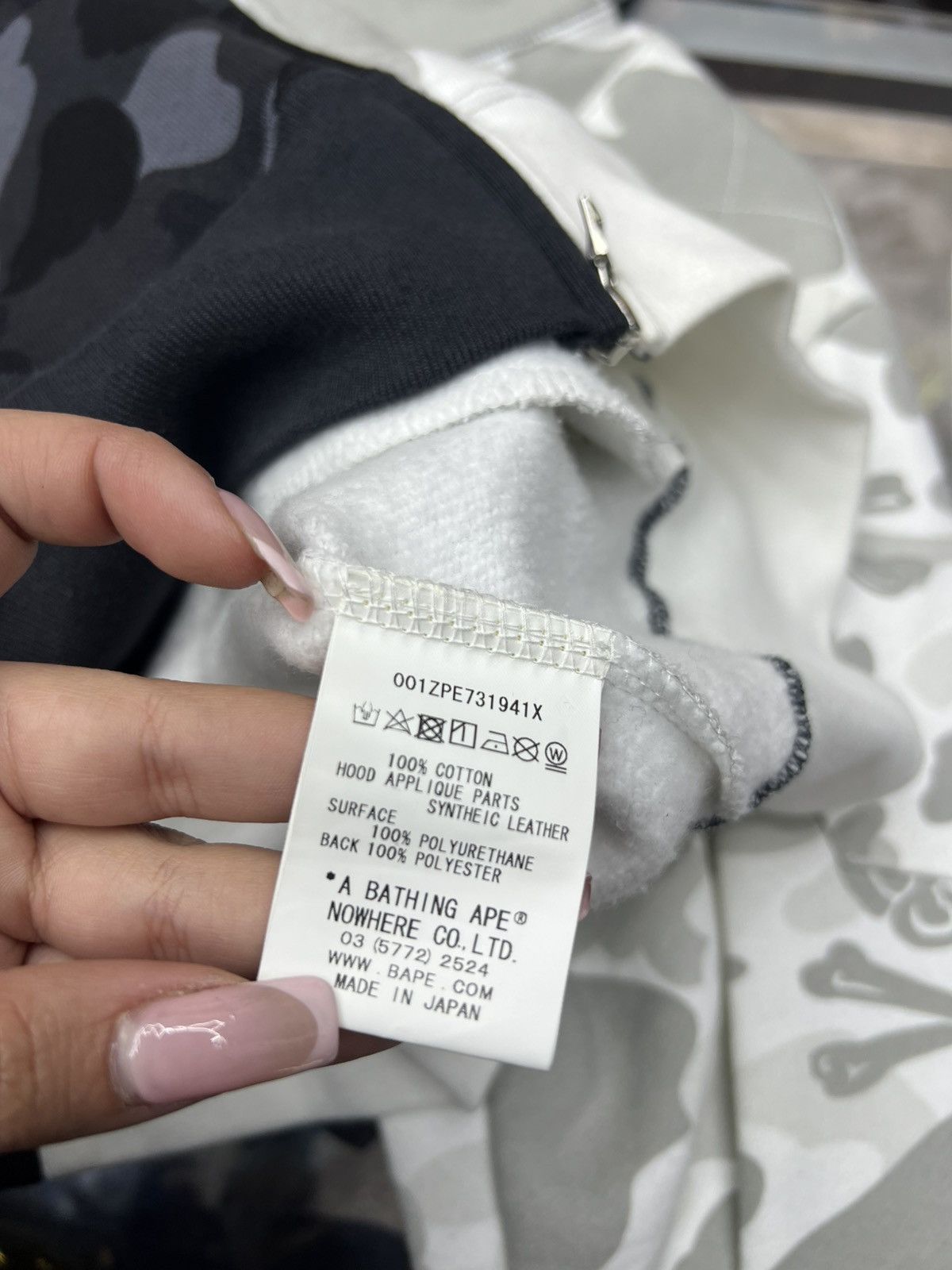 Bape Bape x NEIGHBORHOOD Split Camo Shark Hoodie Size US XL / EU 56 / 4 - 22 Thumbnail