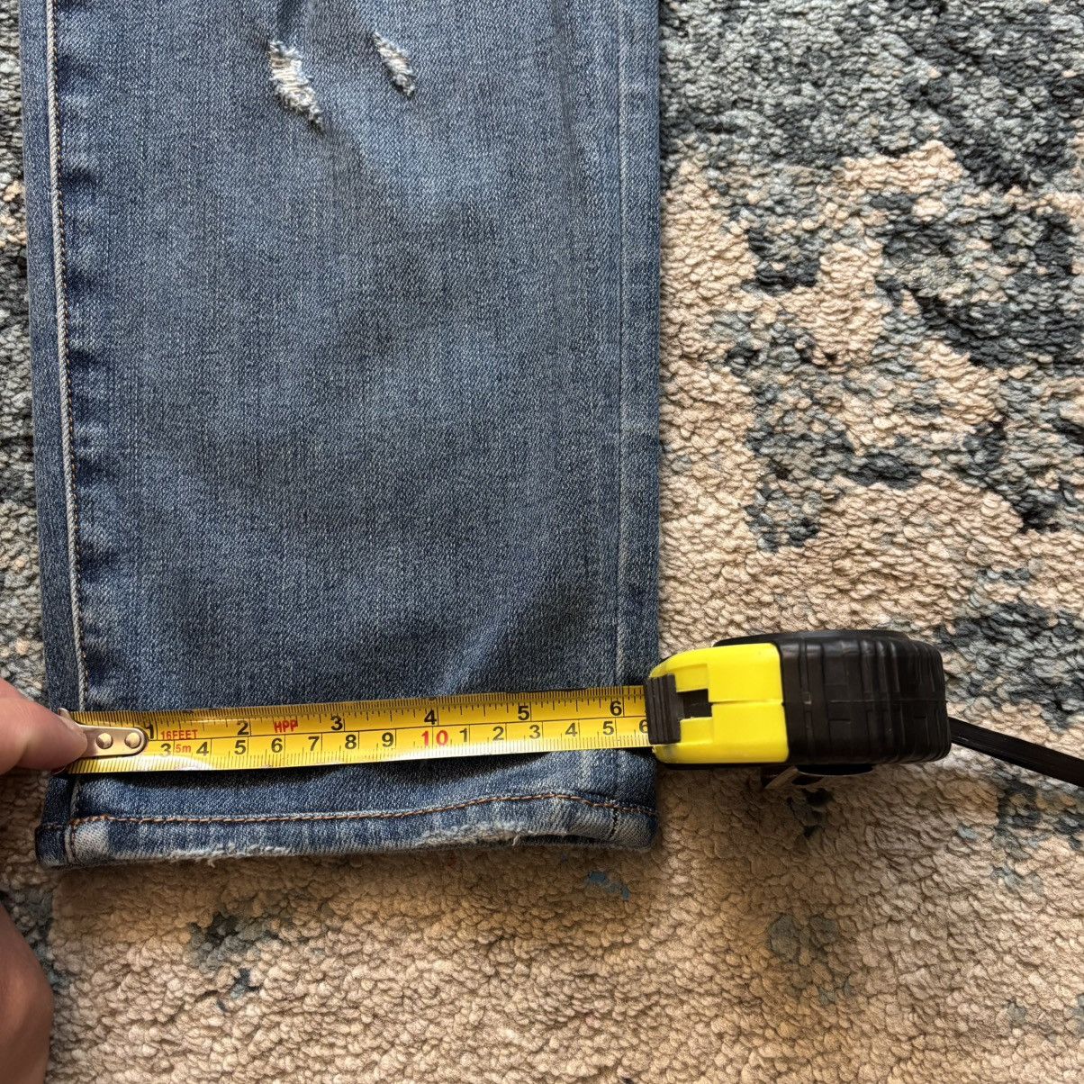 Amiri Amiri Destroyed MX1 Blue Denim Jeans Size 38 Looks New Size US 38 / EU 54 - 12 Thumbnail