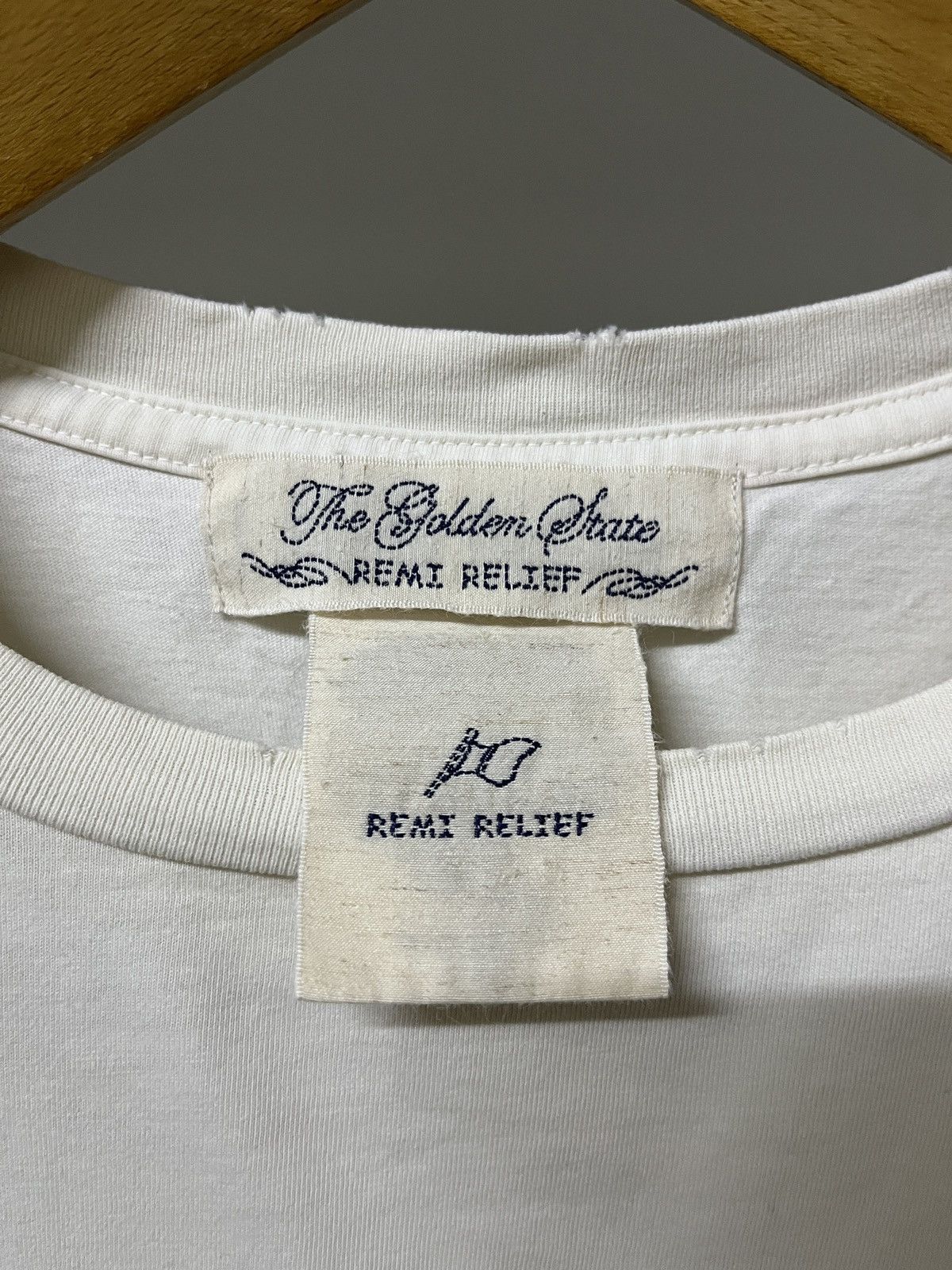 Remi Relief Special Process Indigo Embroidered Bandana Paisley Size M / US 6-8 / IT 42-44 - 4 Thumbnail
