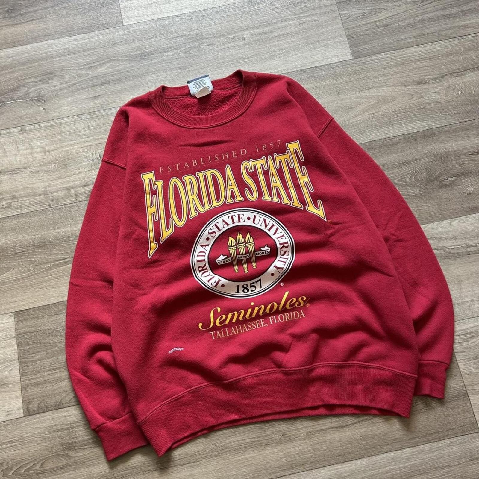Nutmeg Vintage 90’s FSU Crewneck Sweatshirt size L Nutmeg Size US L / EU 52-54 / 3 - 2 Thumbnail