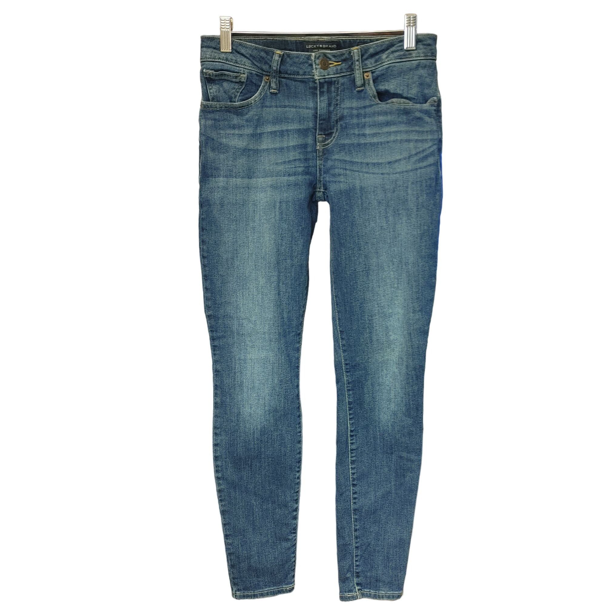 Lucky Brand Lucky Brand Women's Low Rise Lolita Regular Fit Medium Wash Size 28" / US 6 / IT 42 - 1 Thumbnail