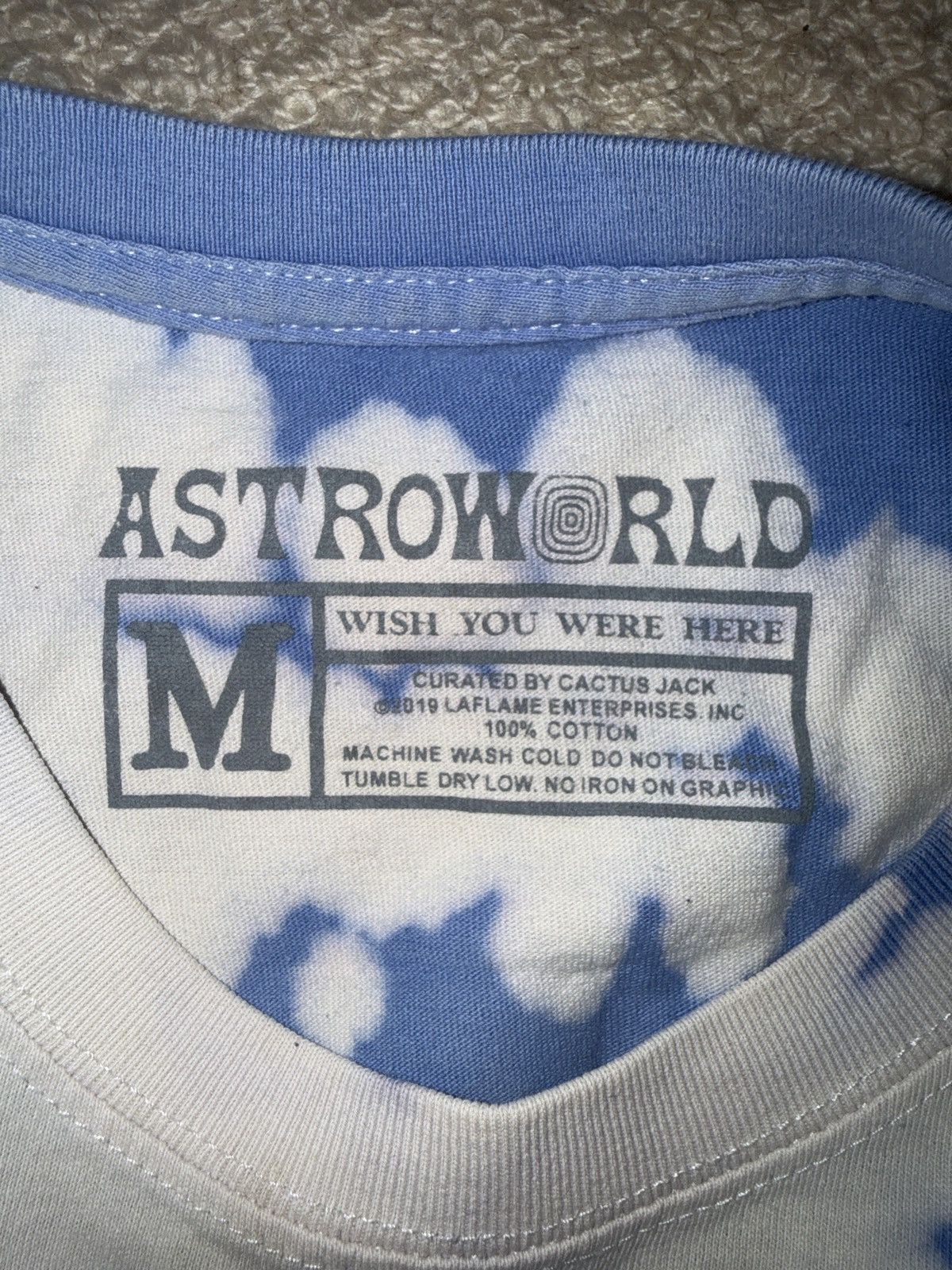 Travis Scott Astroworld Tour Astronaut Tee Size US M / EU 48-50 / 2 - 3 Thumbnail