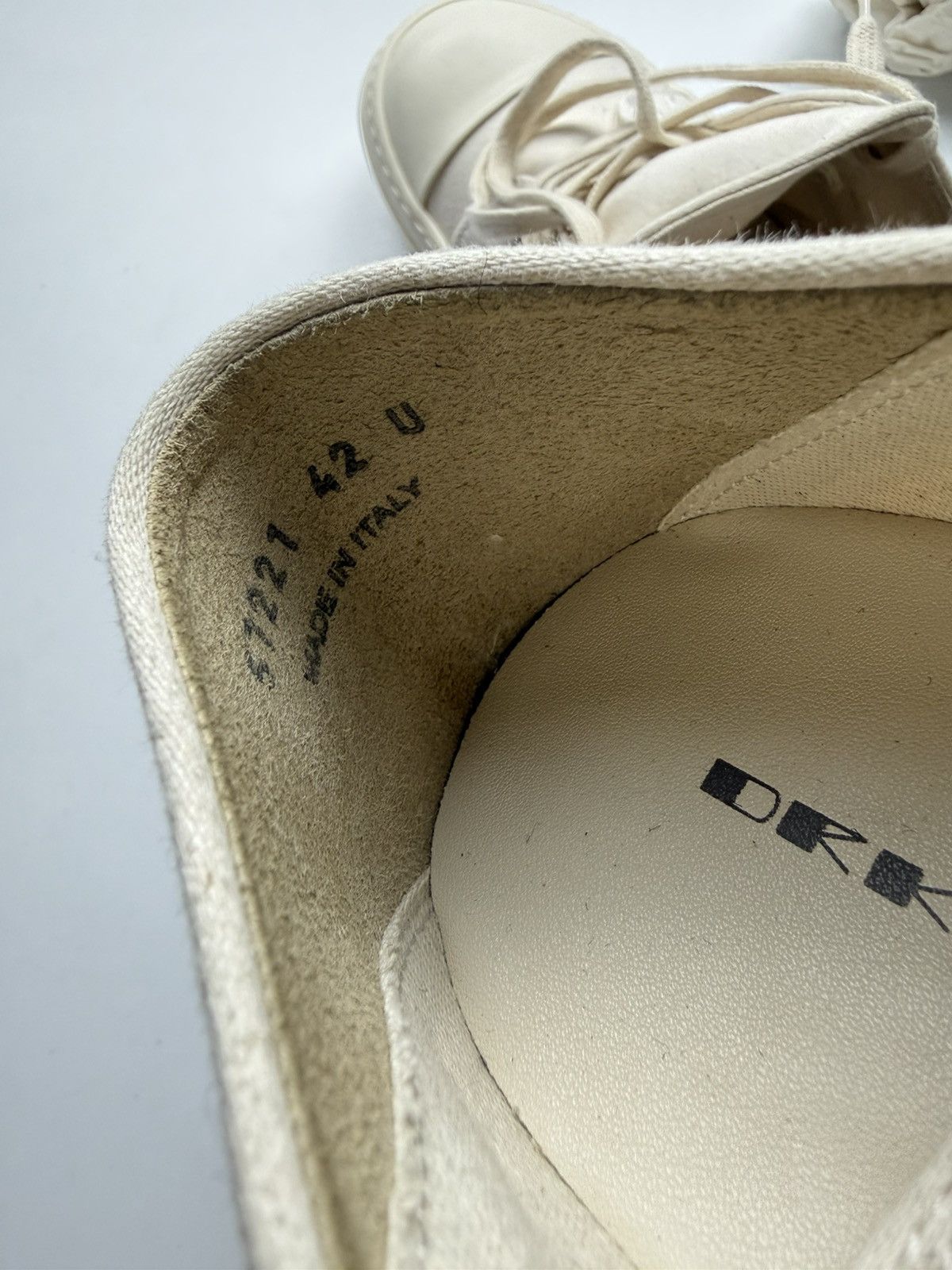 Rick Owens Rick Owens Drkshdw Lido Milk Ramones Size US 9 / EU 42 - 14 Thumbnail