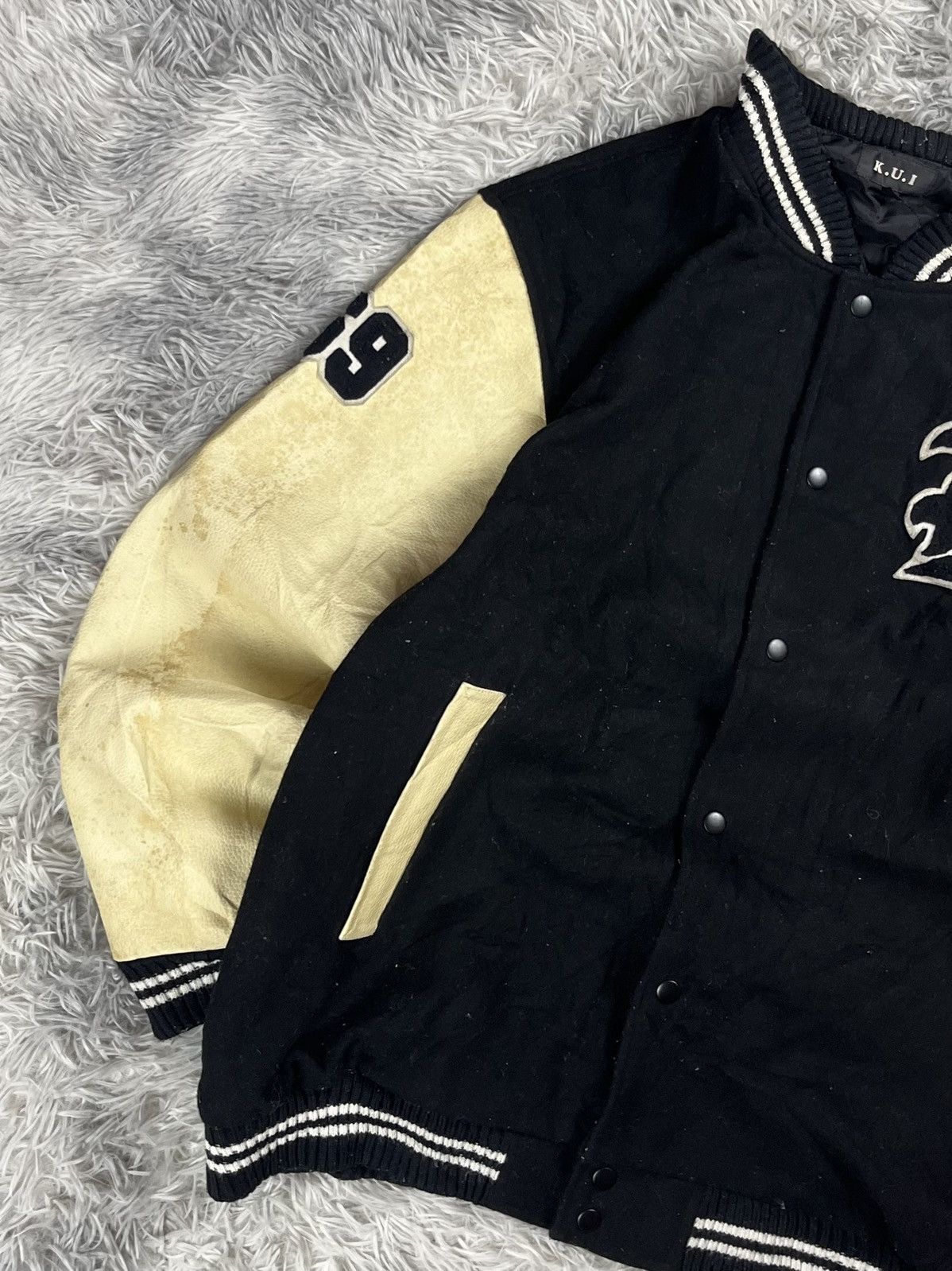 Japanese Brand K.U.I Stadium Jumper jacket Namber 69 Size US XL / EU 56 / 4 - 3 Thumbnail